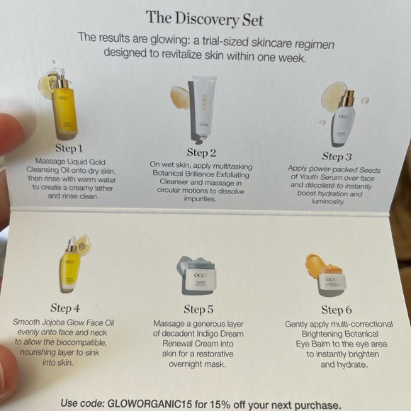 Ogee Discovery Set - 6 mini products plus cute zipper bag - Picture 2 of 3